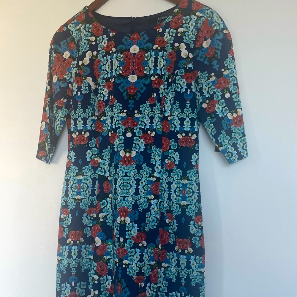 Beautiful Long Sleeve Flowered Dress